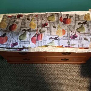 Curtain Valances fruit 57"X13" set of 3
